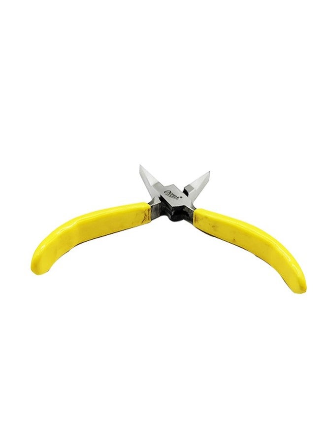 OSCAR Yellow 13 Cm Flat Nose Plier Beading Wire Wrapping Jewellery Design Repair Tool Pack Of 1 - Image 3