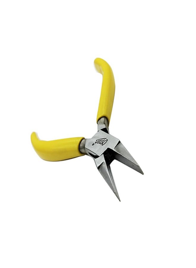 OSCAR Yellow 13 Cm Flat Nose Plier Beading Wire Wrapping Jewellery Design Repair Tool Pack Of 1 - Image 2