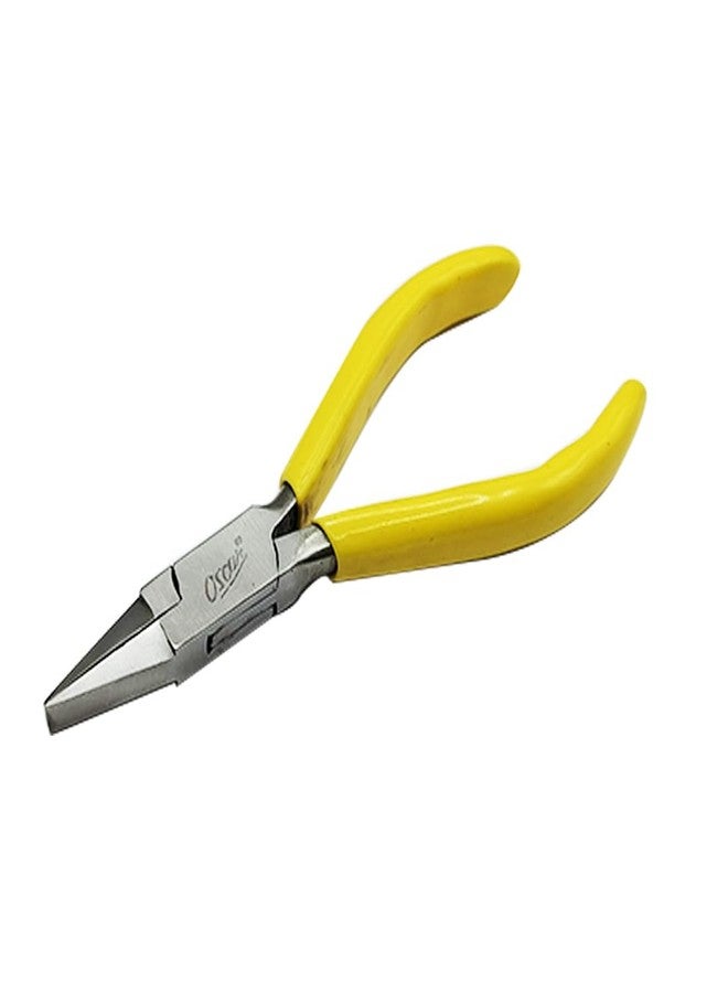 OSCAR Yellow 13 Cm Flat Nose Plier Beading Wire Wrapping Jewellery Design Repair Tool Pack Of 1 - Image 4
