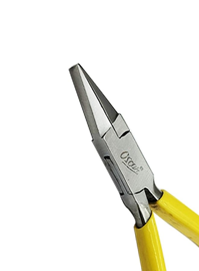 OSCAR Yellow 13 Cm Flat Nose Plier Beading Wire Wrapping Jewellery Design Repair Tool Pack Of 1 - Image 5