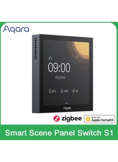 Smart Scene Panel Switch S1 Zigbee 3.0 3.95 inch Touch Screen AI Gesture Recognition Voice Control Work HomeKit App for Smart Home