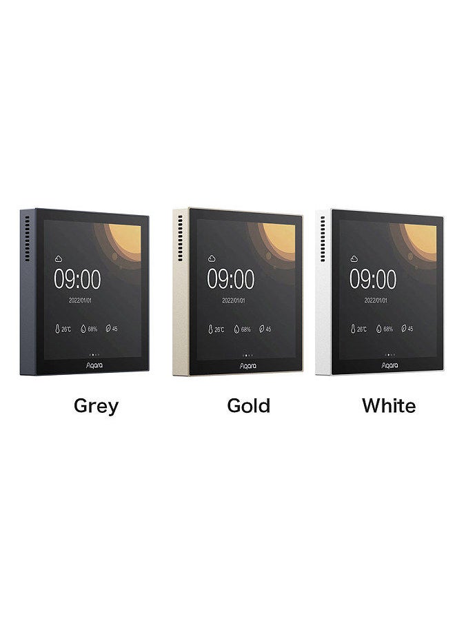 Aqara - Smart Scene Panel Switch S1 Zigbee 3.0 3.95 inch Touch Screen AI Gesture Recognition Voice Control Work HomeKit App for Smart Home - Image 1