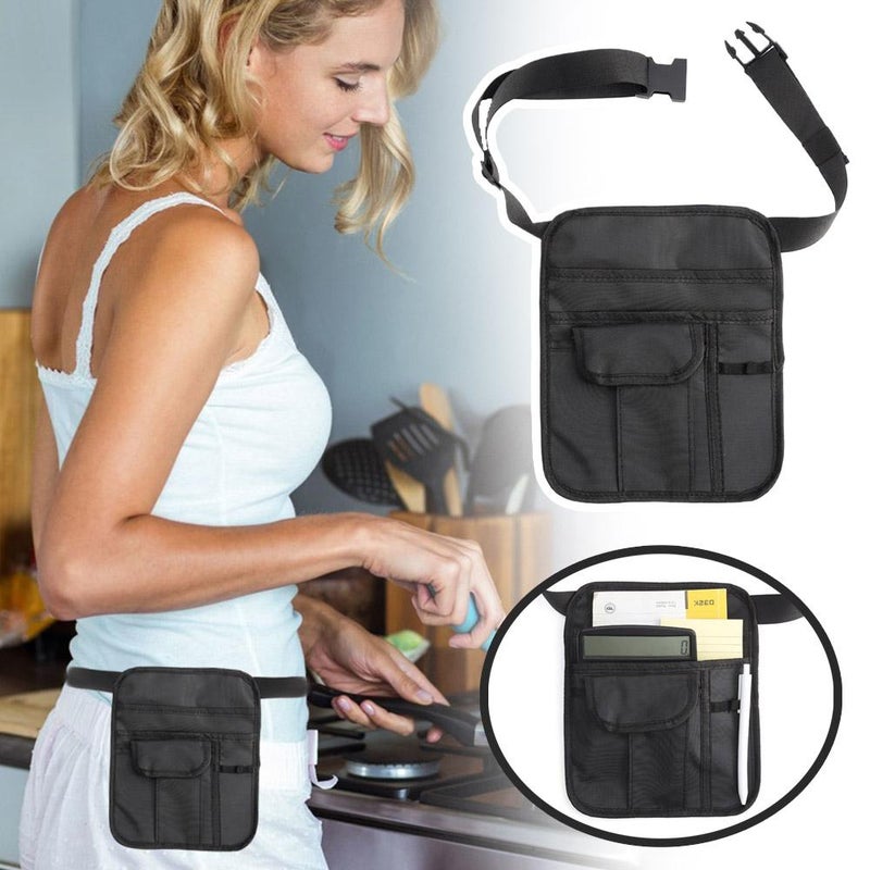 Adjustable restaurant ordering belt apron waist wallet bar waiter's waist wallet - Image 4