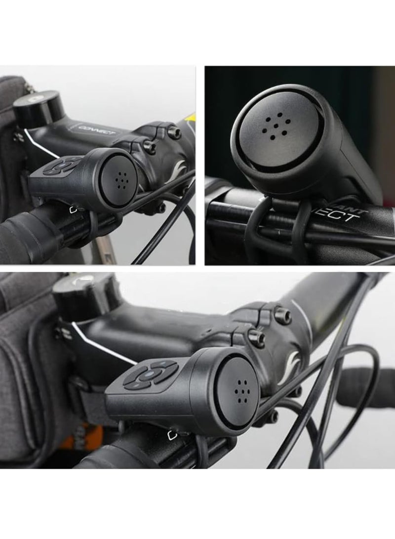 ميكسد بوق الدراجة الكهربائي، جرس دراجة كهربائي، جرس دراجة إلكتروني، بوق دراجة 140 ديسيبل للكبار، 4 أوضاع صوتية مضادة للماء للدراجة، أعلى بوق دراجة مع بطارية قابلة للشحن - Image 3