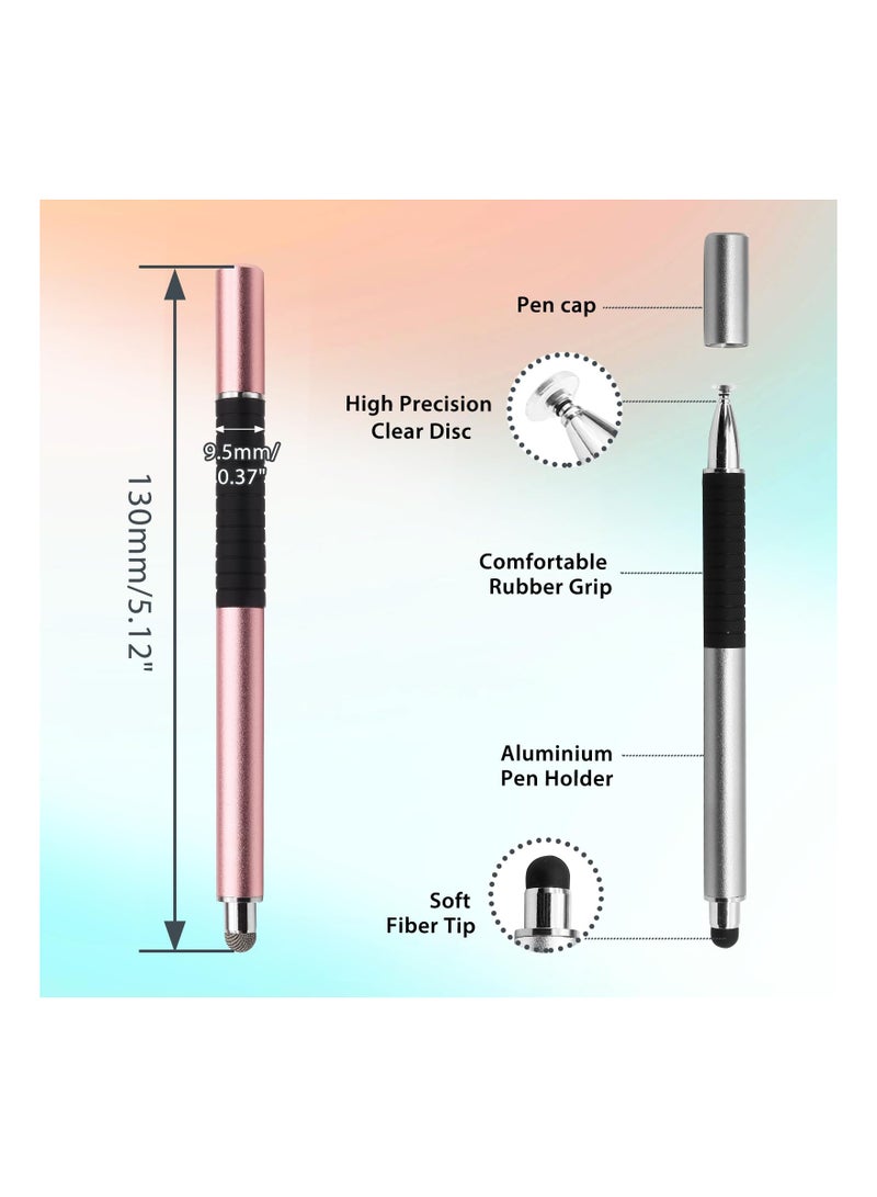4 Pack Magnetic Disc Stylus Pens for Touch Screens, Compatible with iPads, Tablets, iPhones, and Android Devices - Image 3