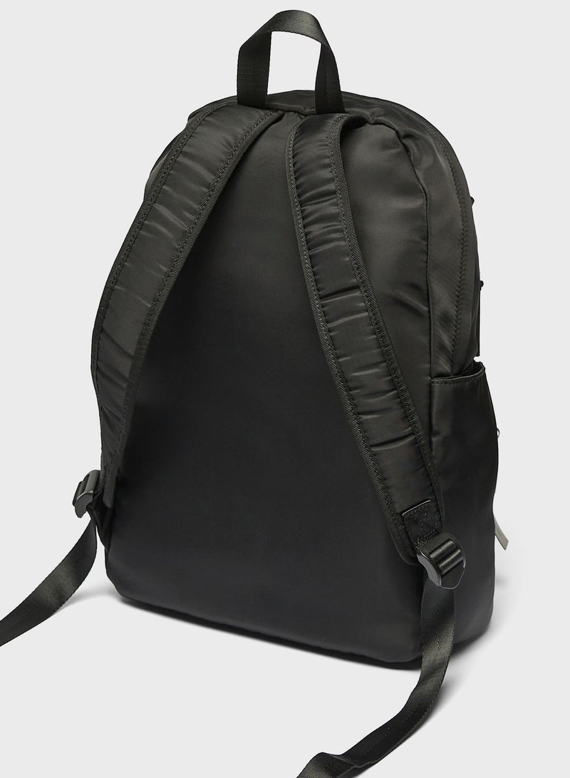 Top Handle Logo Backpack