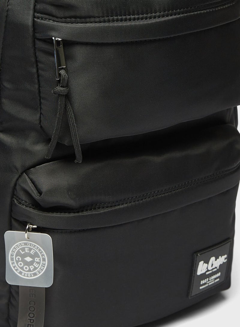Top Handle Logo Backpack