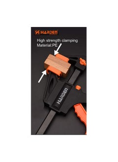 هاردن Harden 12" Quick Ratchet Bar Clamp, Heavy Duty Wood Working F Clamp, Nylon-Fiberglass mixture body - Strong Clamping - 600332  - Image 4