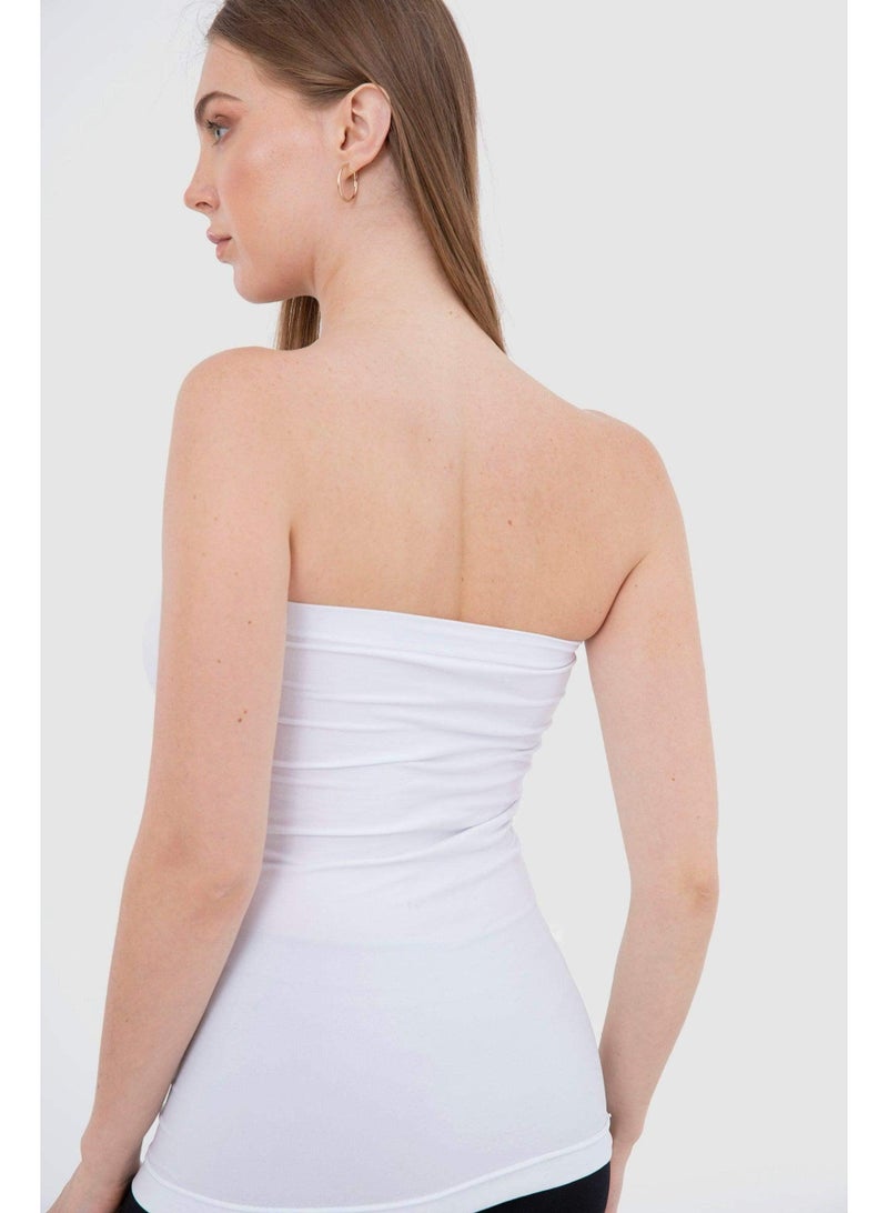 Carina Long Strapless Top (Cookies) - Image 3