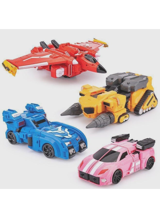 Mini Transfiguration Team X Mecha Robot Toy Car King Kong Secret Mimi Warrior Saimiere-Color:Creation 4-in-1 【mecha】 - Image 2