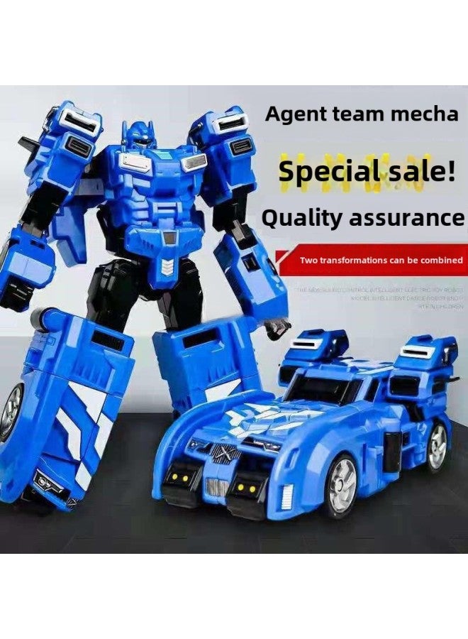 Mini Transfiguration Team X Mecha Robot Toy Car King Kong Secret Mimi Warrior Saimiere-Color:Creation 4-in-1 【mecha】 - Image 3