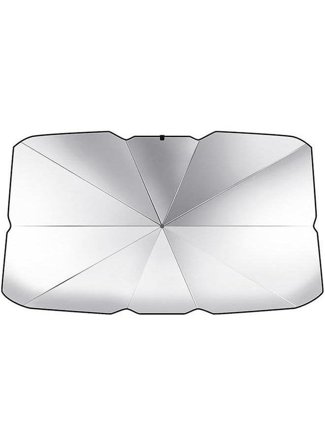 yongsheng Foldable Car Windshield Sun Shade-Car Sun Shade Windshield Cover Umbrella for Car Front Window Sun Protection Heat Insulation Foldable Front Windshield for Most Cars, SUV, Truck  - Image 2