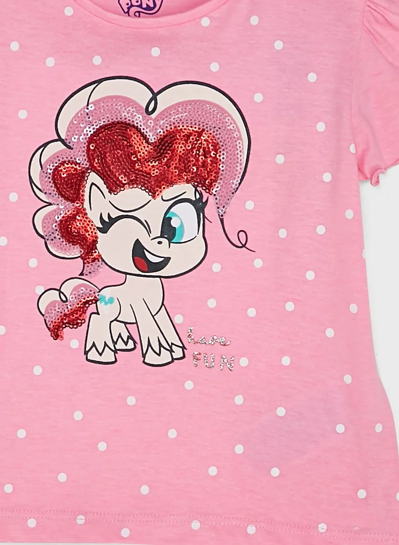 SMYK Kids Sequined Unicorn Top