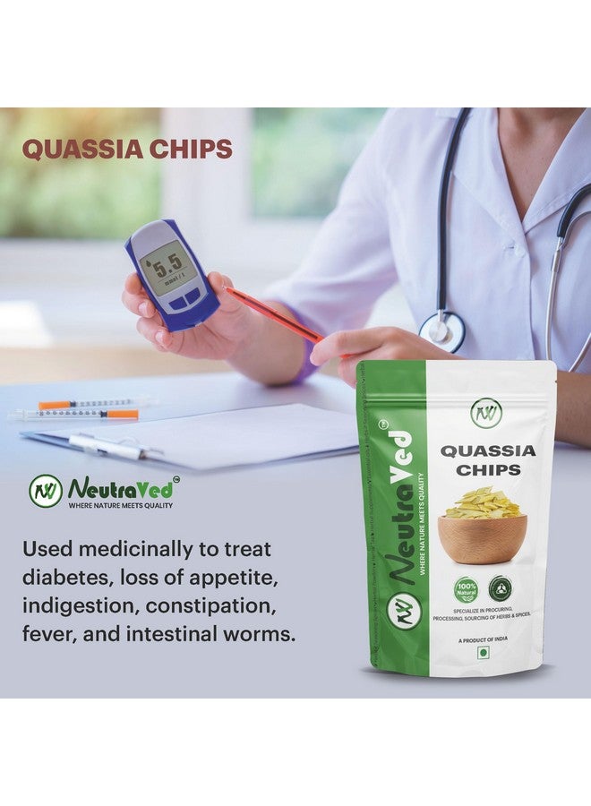 NeutraVed Quassia Amara Wood/Chips/Bark - 100g | Kawasiya Support Blood Sugar Level | Madhumeh Lakdi for Blood Sugar Management - 100g - Image 2