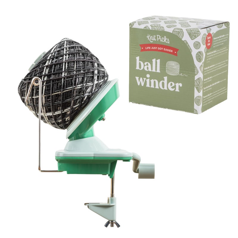 KnitPicks Knit Picks Yarn Ball Winder for Knitting and Crocheting Green - Image 2