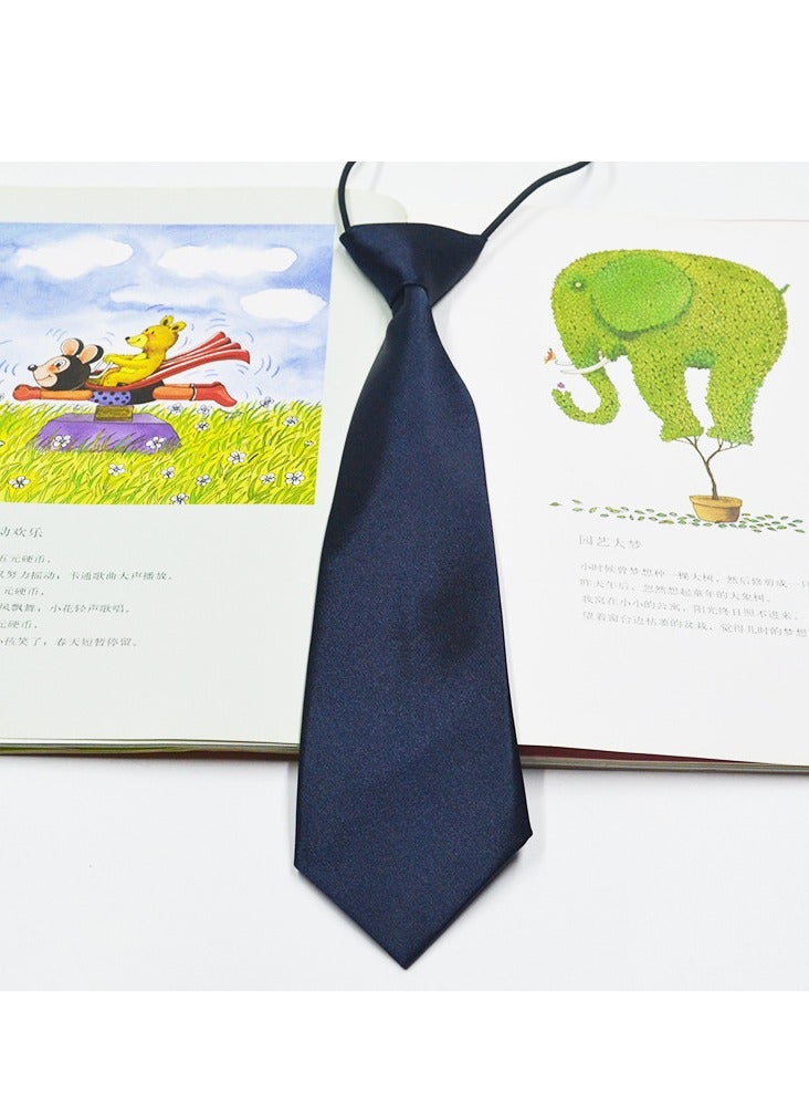 Boys Pre-Tied Neckties Business Neck Strap Tie To Girls To Attend Party Teen Match Shirt Neckwear Casual Collocation（A） - Image 4