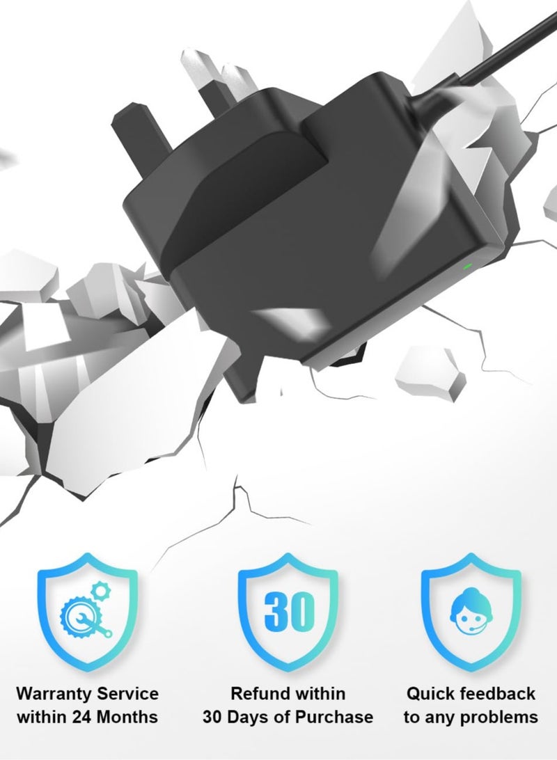 SANMUGEED 4.3V Charger Adapter UK Plug - Compatible with Philips A00390, QP2520/QP2620/MG3720/MG3730/MG3740/BT3206/BT3208 - Image 4