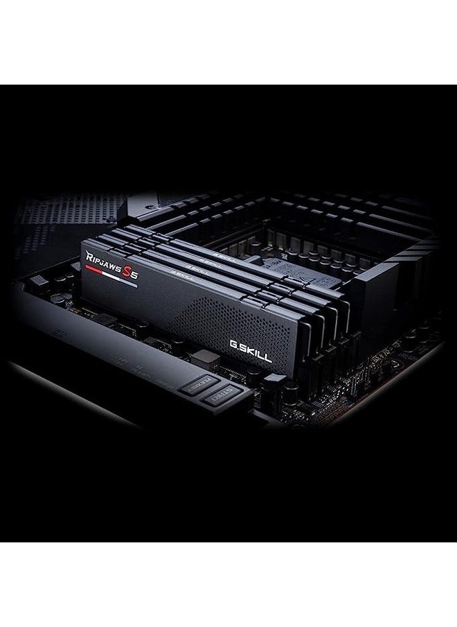 جي.سكيل - ذاكرة عشوائية لسطح المكتب G.Skill Ripjaws S5 Intel XMP 16GB (1 * 16GB) DDR5 5200 MHz CL40-40-40-83 1.40V - F5-5200J4040A16GX1-RS5K - Image 1