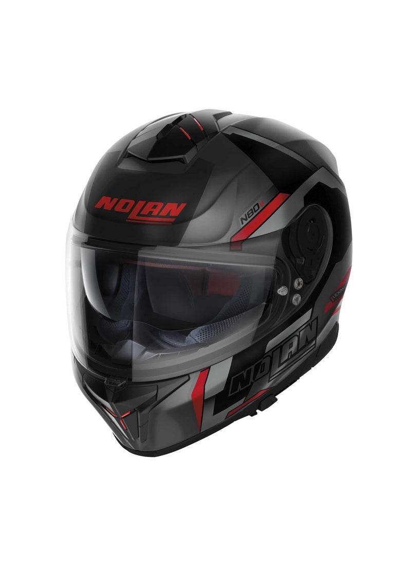 Nolan - N80-8 WANTED N-COM FLAT LAVA GREY (RED - BLACK) - Image 1