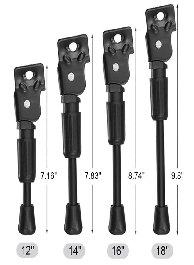 Takelablaze Bike Kickstand Kickstand for Kids Bike Universal Rear Side Bicycle Kick Stand for 12/14/16/18 Inch Wheel Bicycle Accessories Replacement (for 14" Wheel) - Image 2