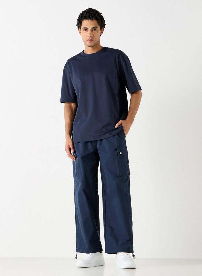 Starter Drawstring Detail Pants with Pockets - Image 2