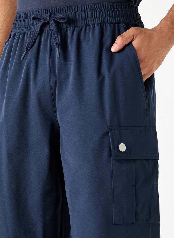 Starter Drawstring Detail Pants with Pockets - Image 4