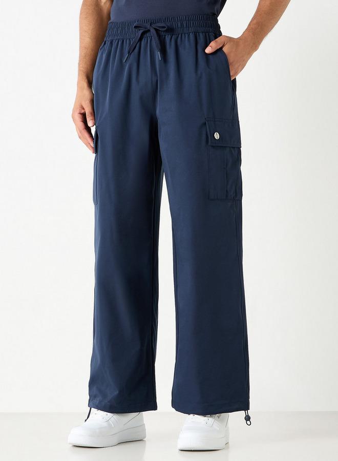 Starter Drawstring Detail Pants with Pockets - Image 1