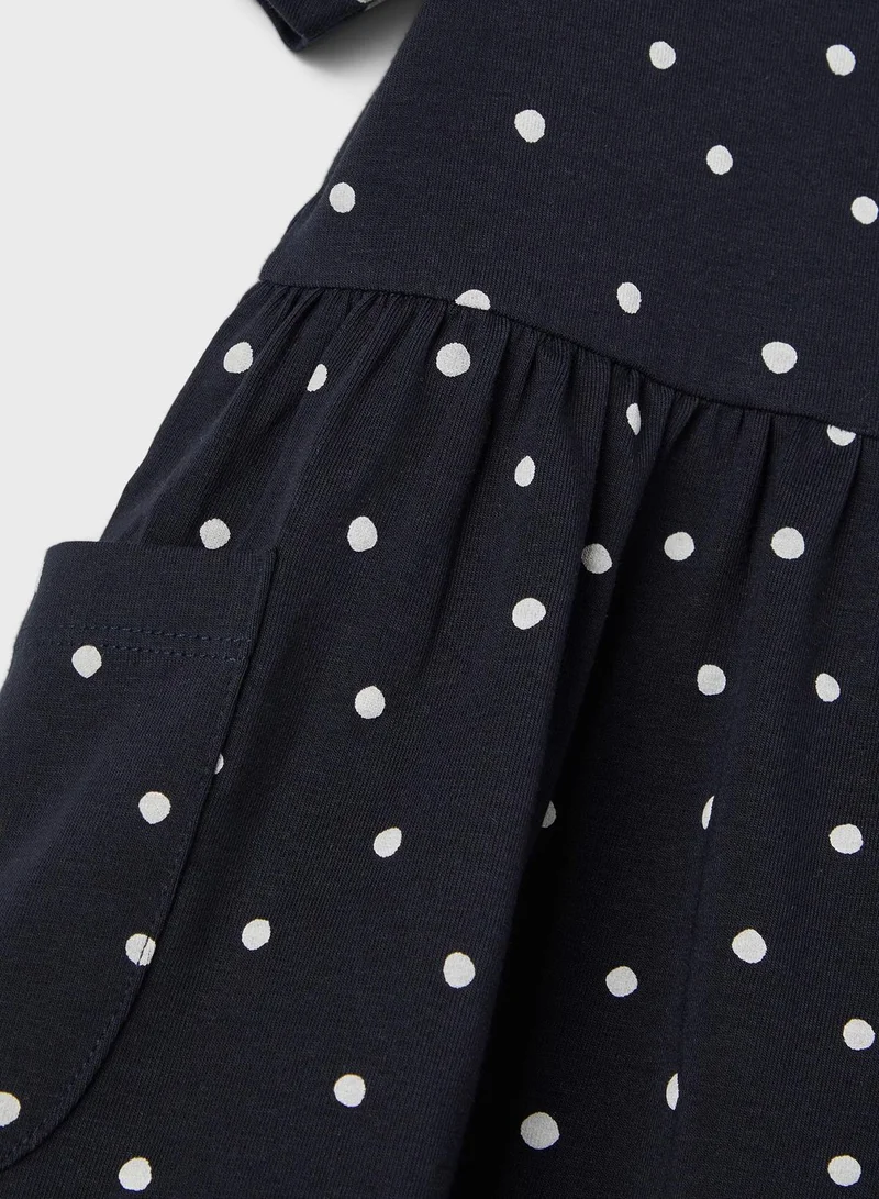 NAME IT Kids Dot Print Dress