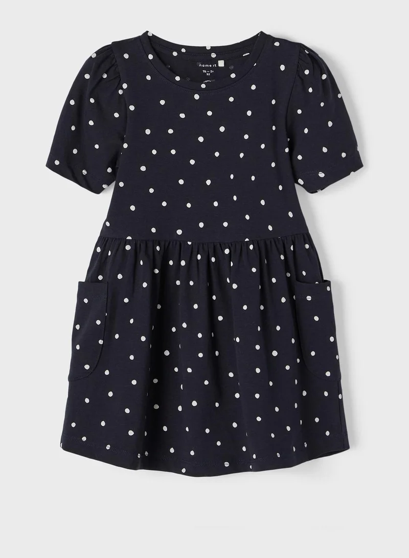 NAME IT Kids Dot Print Dress