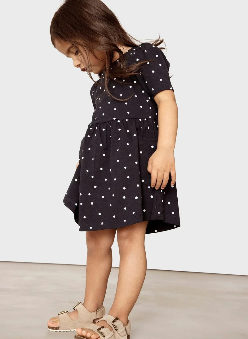 NAME IT Kids Dot Print Dress
