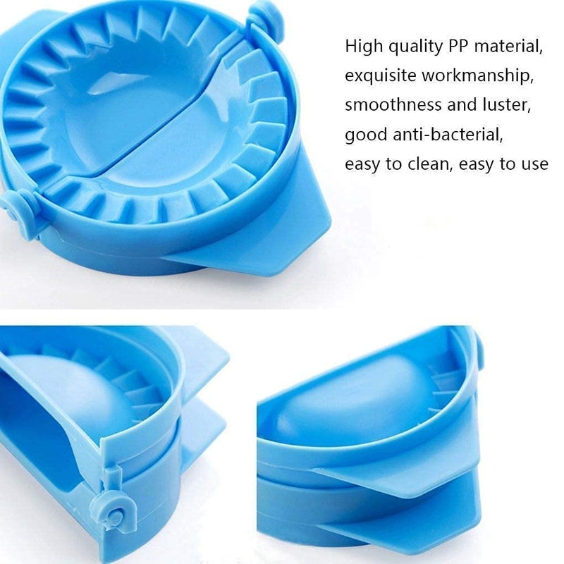 SAFE CHOICE Safe Choice Gujjiya Momos Ghughra Kajjikayalu Karanji Samosa Maker Machine Mould 2 in 1 Skin Press Mould for Ghughra with Dumpling Making Tool or Dumpling Puri Maker  - Image 4