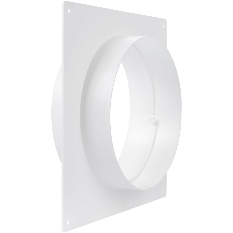 Repa Market 6 Inch Duct Connector Flange Plastic Round Male Fit Vent Pipe AdapterWall Plate HVAC Exhaust Intake CouplingAirflow Fitting for Ventilation and Cooling Systems
