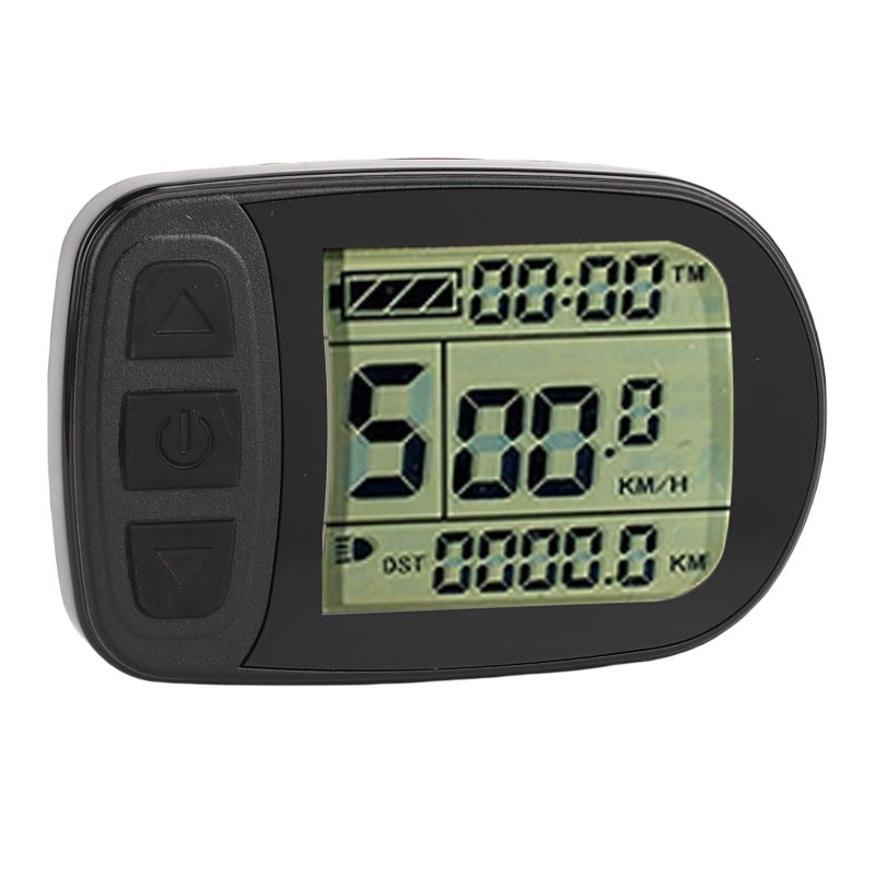 ABS Material Electric Bike LCD Display Meter Clear Screen 5 Core Connector For KT Controller - Image 3