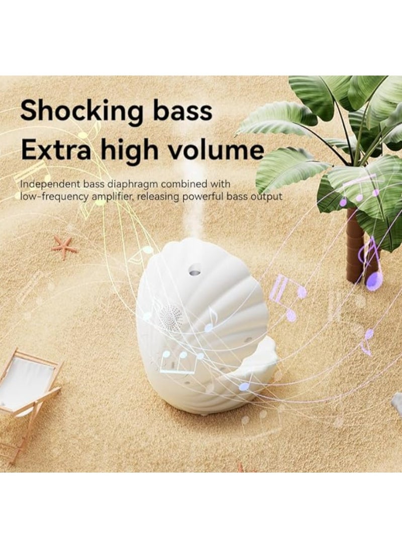 مرطب هواء مضاد للجاذبية، مرطب هواء بالتنقيط سعة 550 مل، مرطب هواء بإضاءة بسبعة ألوان، رذاذ بارد بتقنية الموجات فوق الصوتية مع مكبر صوت، مناسب للمنزل والمكتب - Image 4