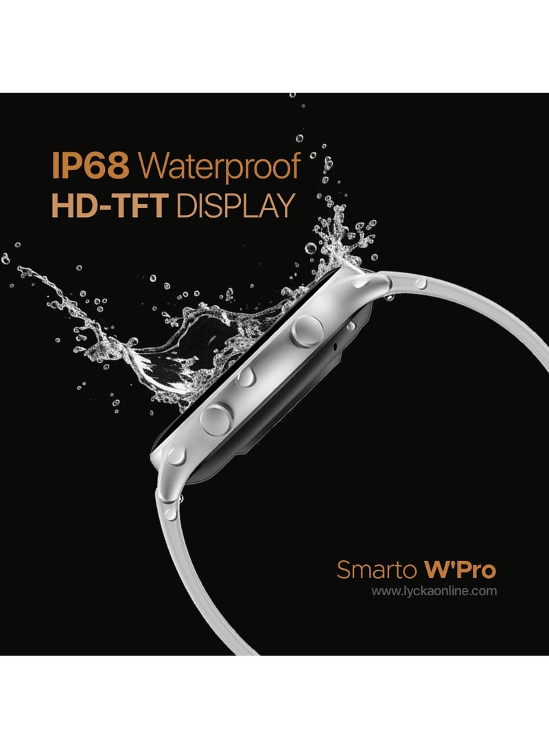 Lycka Smarto W’Pro – The Next-Gen Smartwatch with Style, Power & Precision and Standby time: 10-15 days Using time: 5-7 days - Image 2