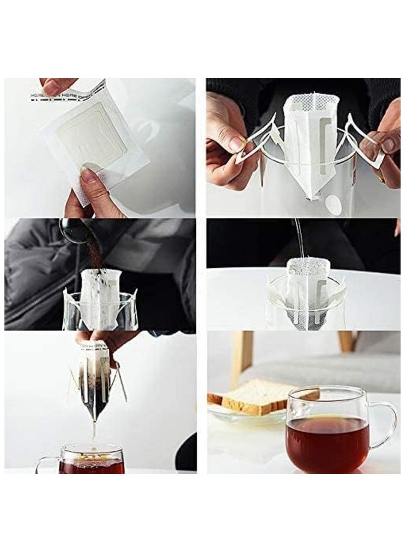 فلاتر قهوة -أكياس تحضير القهوة المقطرة (Drip Coffee Bag) - 50 قطعة لتحضير قهوتك الخاصة بسهولة - Image 3