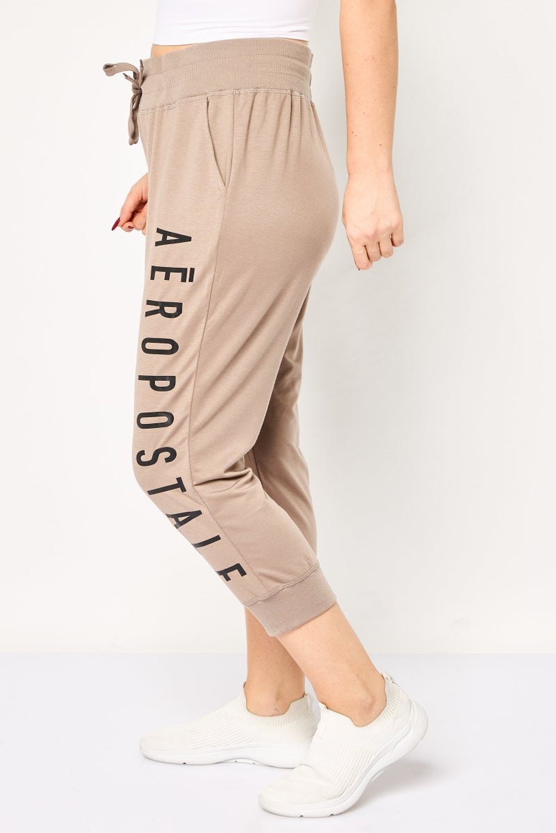 Aeropostale سروال رياضي نسائي مناسب في الهواء الطلق، رمادي - Image 3