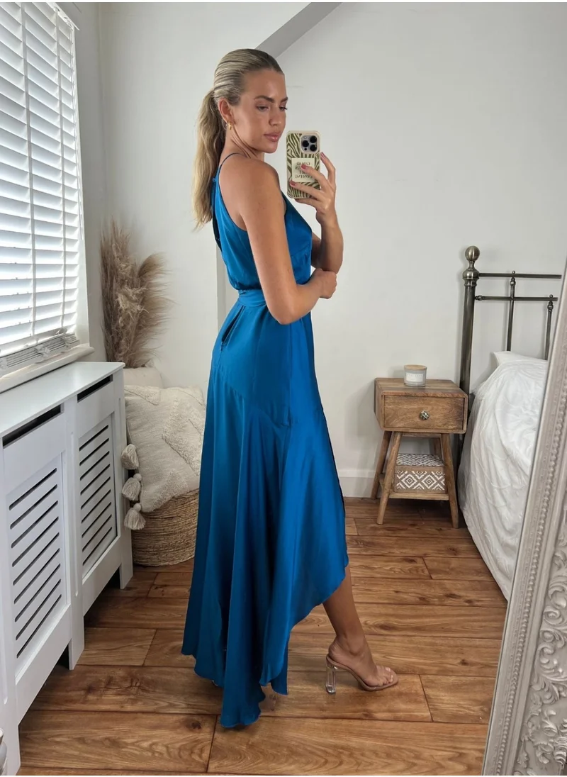 ستايل تشيت Fleur High Low Satin Dress