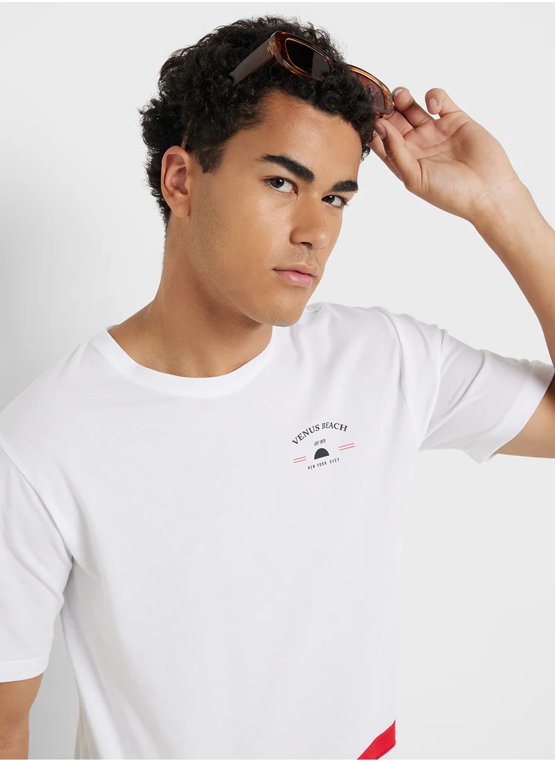 سفنتي فايف Crew Neck T-Shirt