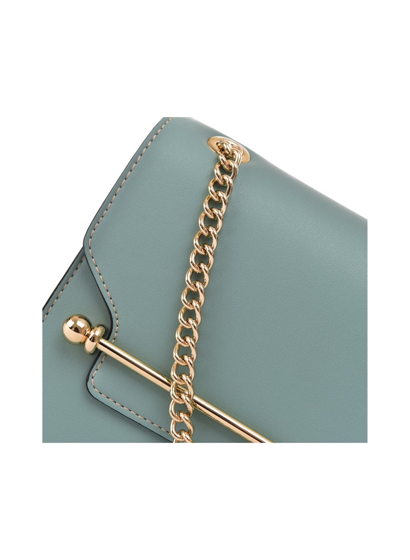 KANELLI Leather hand bag from Kanelli-blue - Image 5