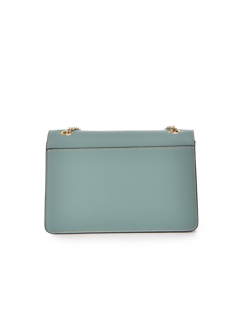 KANELLI Leather hand bag from Kanelli-blue - Image 4