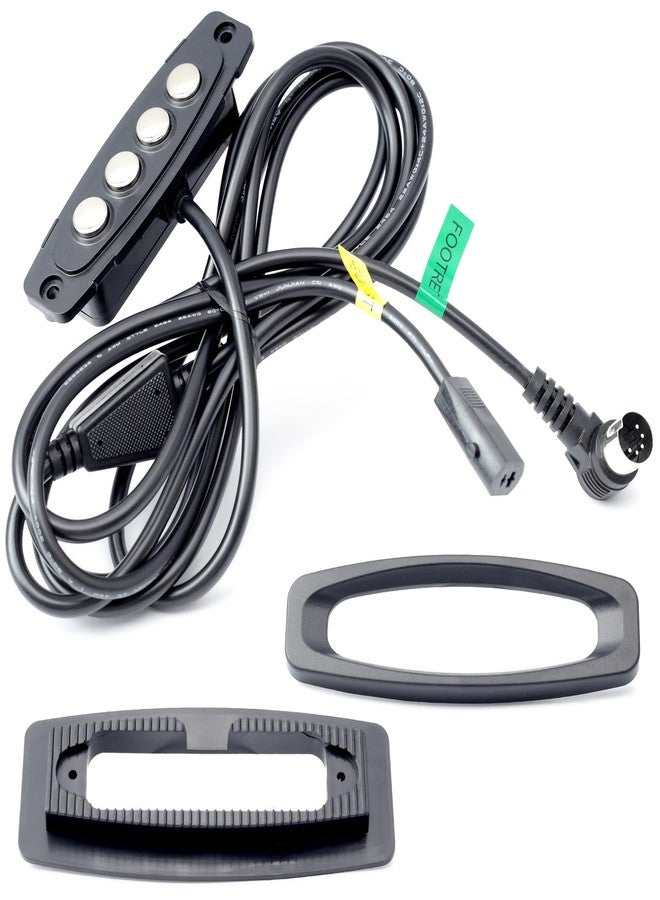 Dusledel WPS4C10073 Power Recliner Controller for RMT Controller Hand Control Replacement Replace 23300235X000 23300195X000(B) DK.08.07.110 141600640, with 4 Button 5 Male and 2 Female Pin Lift Chairs Cable - Image 1