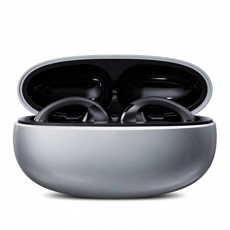 Open Ear Clip Headphones Black 13mm Copper Composite Membrane - Stable BT 5.4 Connectivity Wireless Earbuds for Sports Outdoor Daily Use - Image 1