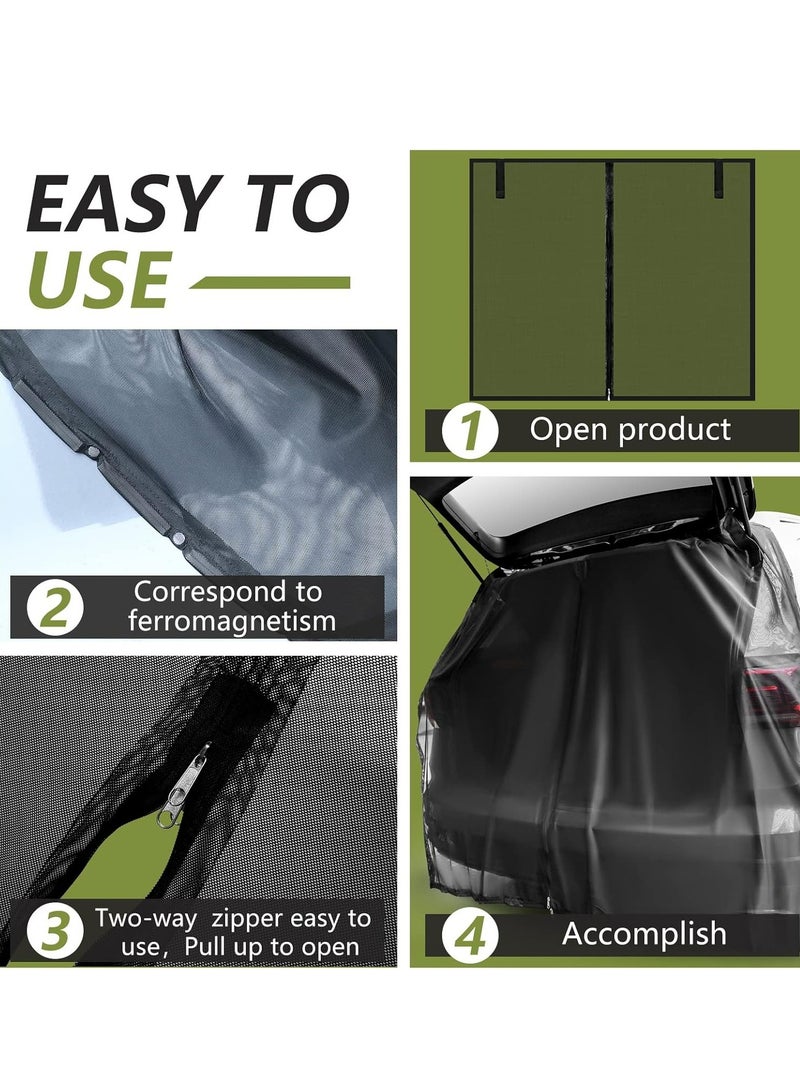 Oasisgalore Car Camping Net Accessories Can Repel Mosquitoes, Breathable Mesh Car Tent for Tailgate UV for SUV MPV - Image 4