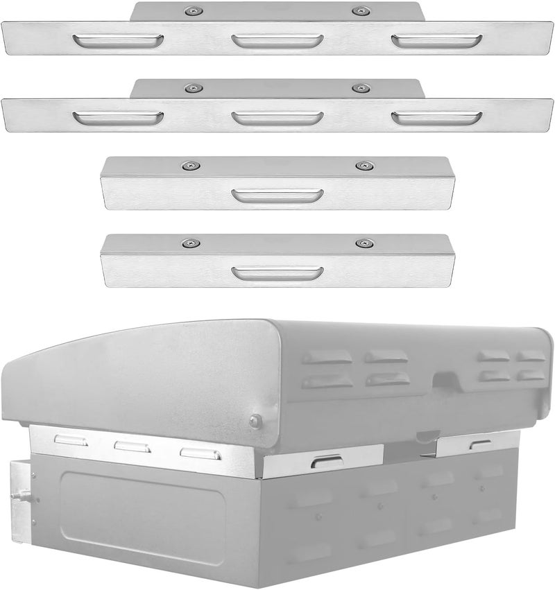 Utheer Wind Guard for Blackstone 22" Griddle,Magnetic Stainless Steel Wind Screen Replace for Blackstone Griddle Accessories 5022,Fits for 22"Griddle with Rear Grease Cup, Hood and Side Shelf - Image 1