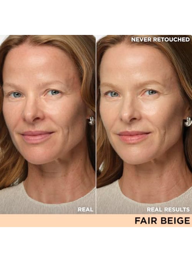 IT COSMETICS أساس IT Cosmetics CC Nude Glow بيج فاتح تغطية متوسطة مع SPF 40 سيروم مضيء خفيف الوزن تينت للبشرة 2 نياسيناميد حمض الهيالورونيك حتى 24 ساعة من الترطيب 108 أونصة سائلة - Image 3