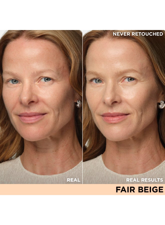 IT COSMETICS أساس IT Cosmetics CC Nude Glow بيج فاتح تغطية متوسطة مع SPF 40 سيروم مضيء خفيف الوزن تينت للبشرة 2 نياسيناميد حمض الهيالورونيك حتى 24 ساعة من الترطيب 108 أونصة سائلة - Image 4