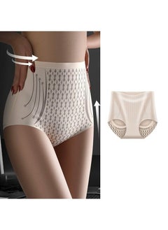 AGD Women's Seamless Panties, High-Waisted Tummy Control and Hip Lift Panties, Soft, Skin-Friendly, Breathable, and Antibacterial  - Image 3