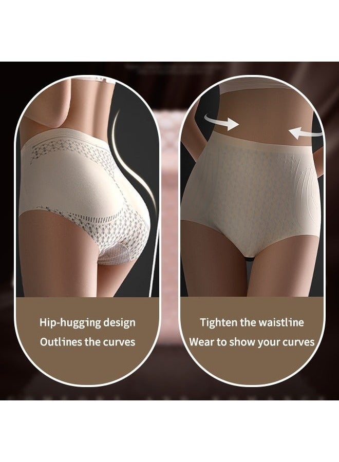 إيه جي دي سراويل داخلية نسائية بدون خياطة، سراويل داخلية عالية الخصر للتحكم في البطن ورفع الورك، ناعمة ولطيفة على البشرة قابلة للتنفس ومضادة للبكتيريا - Image 5