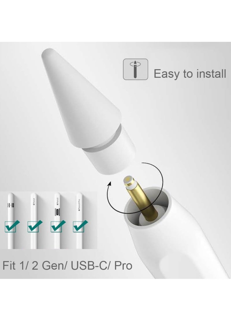 General - Replacement Tips for Apple Pencil 2nd Generation/ 1st Generation/USB-C/Pencil Pro Tip(4 Pack) - Image 1